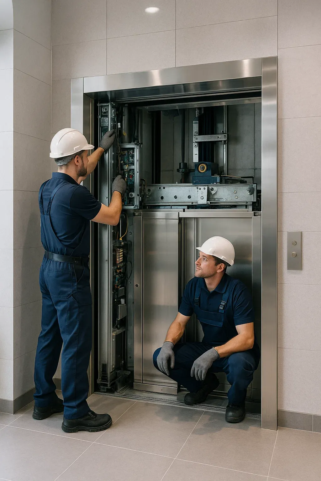 تركيب المصاعد