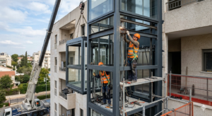 تركيب مصعد خارجي