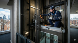 فحص المصاعد الكهربائية