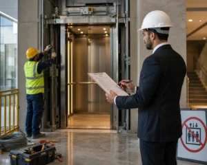 عقوبة تركيب مصعد بدون ترخيص